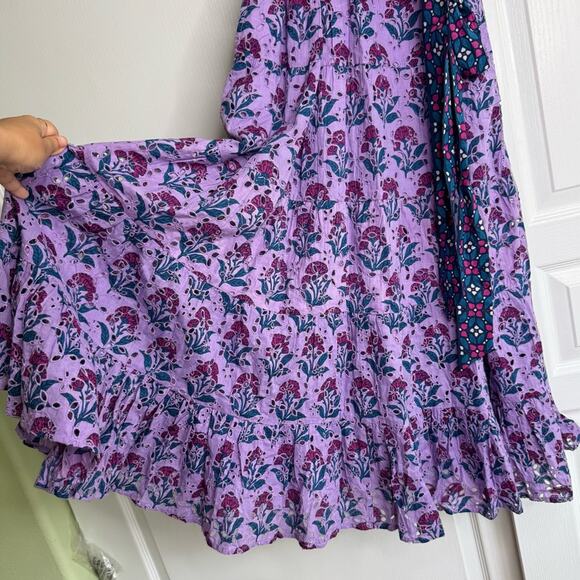 Printfresh Countryside Drives To and From Eyelet Dress Lavender Fields Small New - Picture 12 of 16